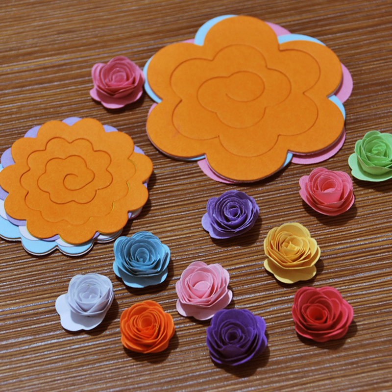 Details About 20 Pcsset Quilling Paper Mixed Color Origami Diy Flower Sh