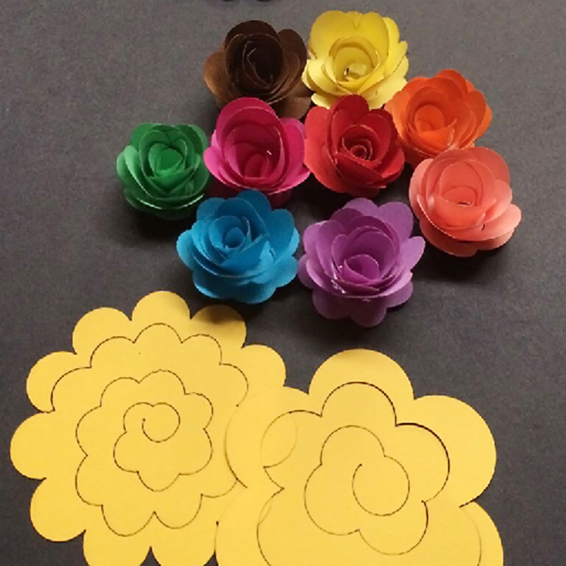 Details About 20pcs 10 Color Rose Quilling Paper Mixed Color Origami Paper Craft Decor Supply