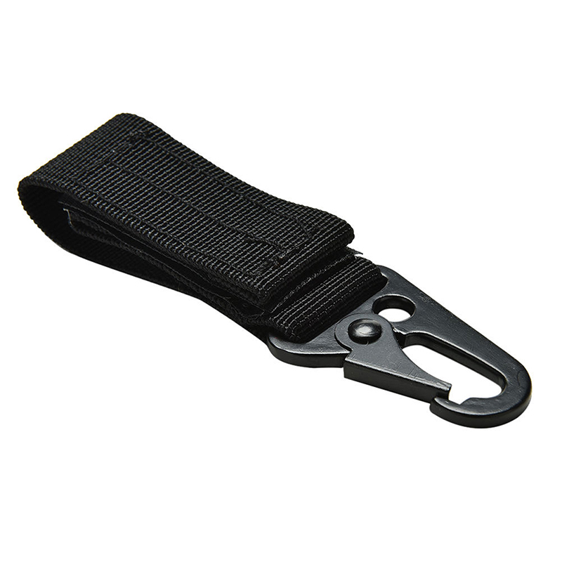 Military Nylon bing Key Metal Hook Buckle Hanging Belt Carabiner
