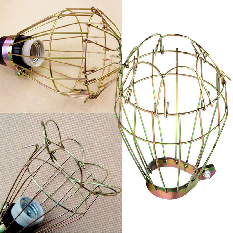 Iron Wire Bulb Guard Clamp Metal Lamp Cage Hot Trouble Preview