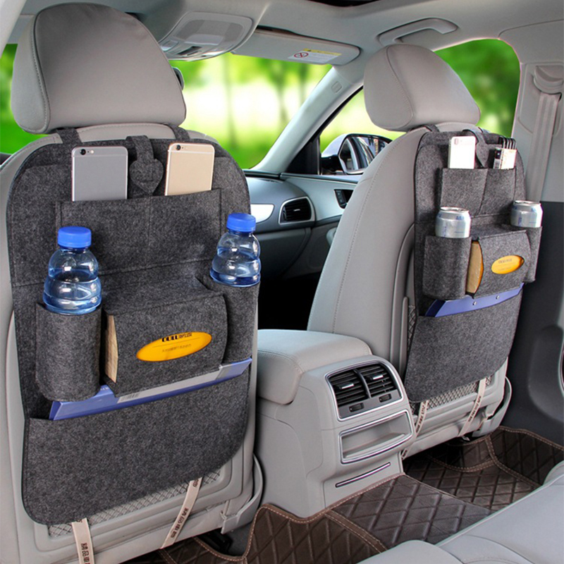 Back Car Van Seat Kids Organiser Tidy Multi Pocket Headrest Storage