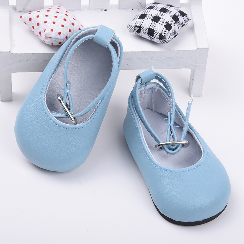 Handmade Red Flats Shoes w//Bow For 18 inch General Girl Doll Party NICE Clo P4J4