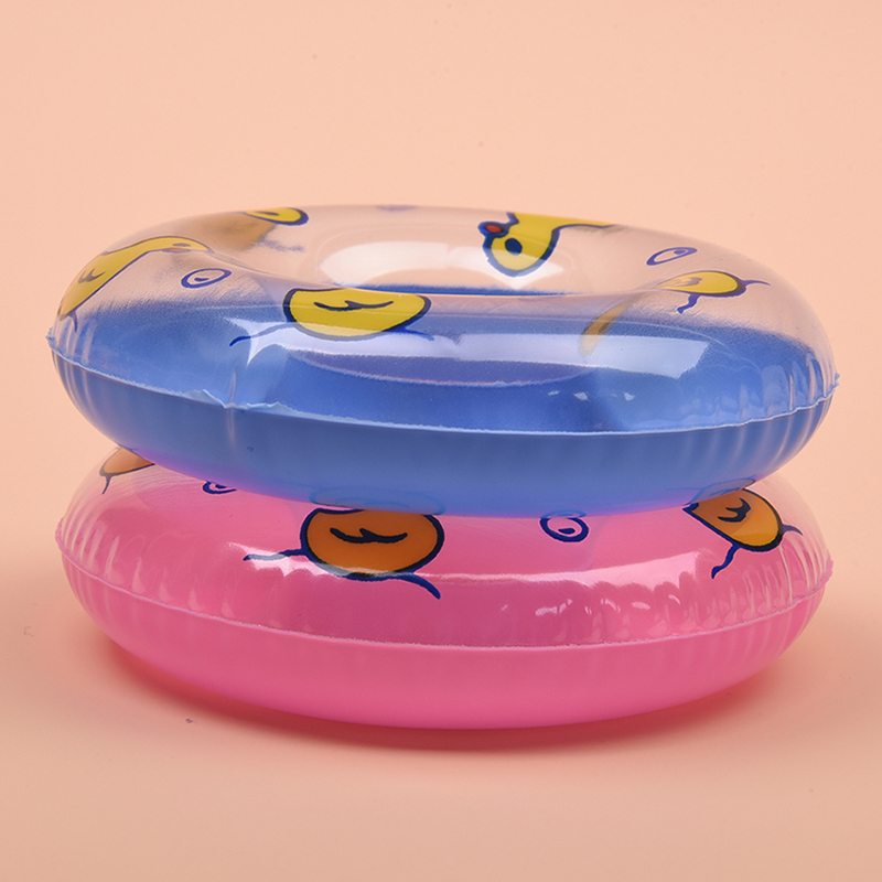 2Pc Doll Swimming Life Buoy Lifebelt Ring for Dolls House Miniature 9 cm O6A9