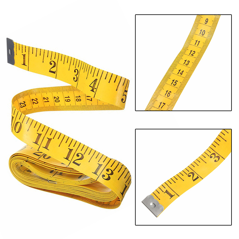 Soft 120'' Tailor Seamstress Cloth Body Measuring Ruler Tape Measure ...