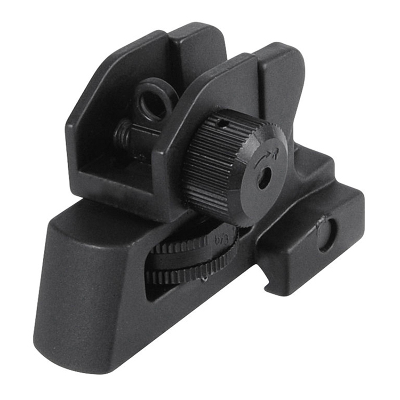 A2 Type Detachable Match-Grade Adjustable Iron Rear Sight Fits All Flat ...