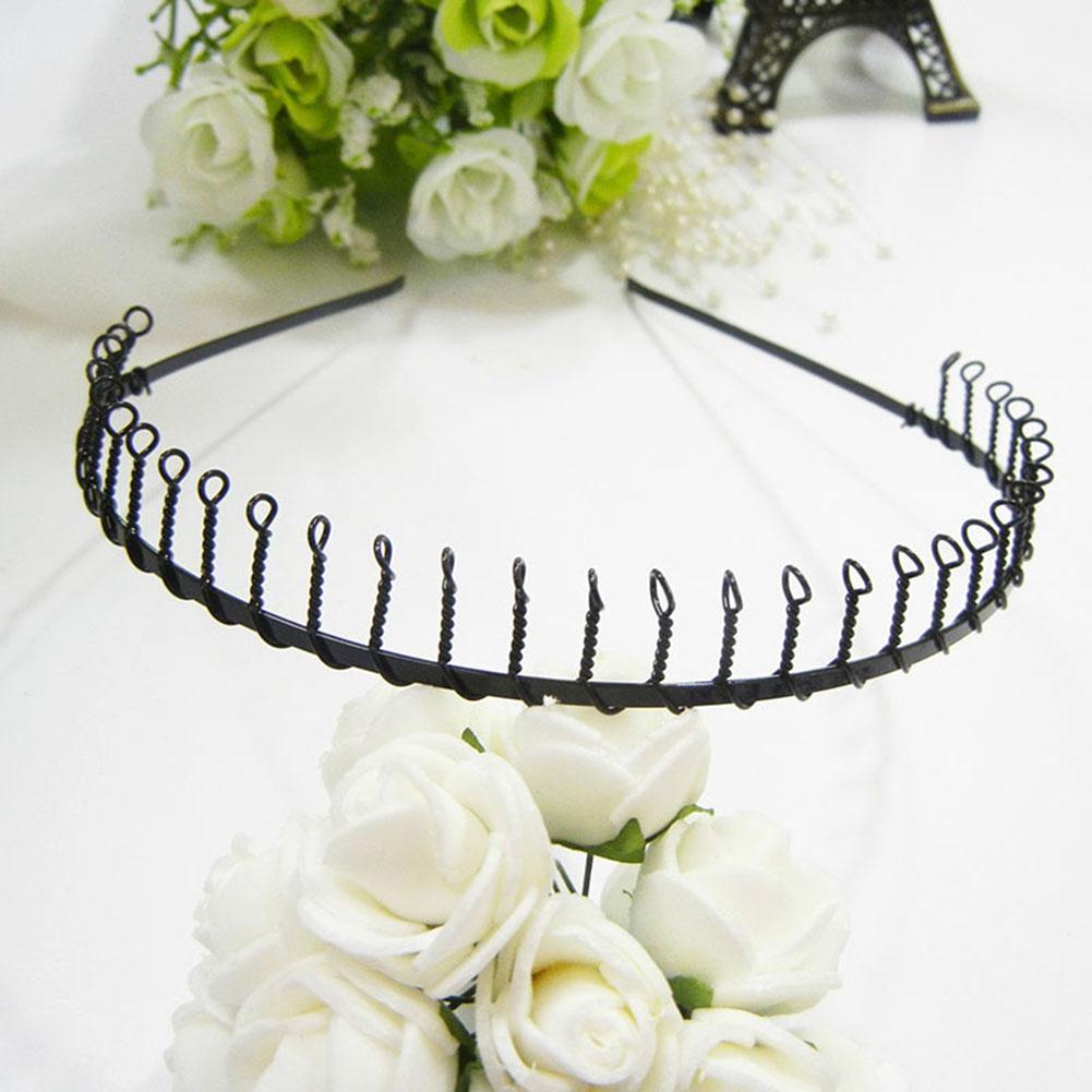 Herren Metallband Haarspange Haarreif Stirnband Haarband fuer Fussball Shua Q0C1