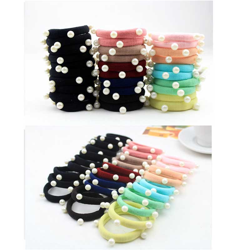 12 x Haargummi Haarband Elastisch Pferdeschwanz Gummi Zopfgummi Haarschmuck