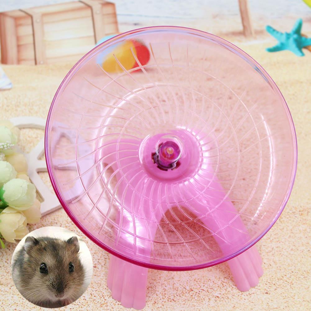 Flying saucer exercise wheel hamster gerbil cage toy 4.9" Small spinner