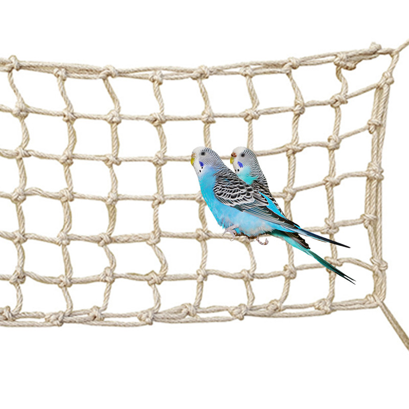 Parrot Birds Rope Net Swing Ladder Chew Toys Parakeet Climbing Net 45*90cm