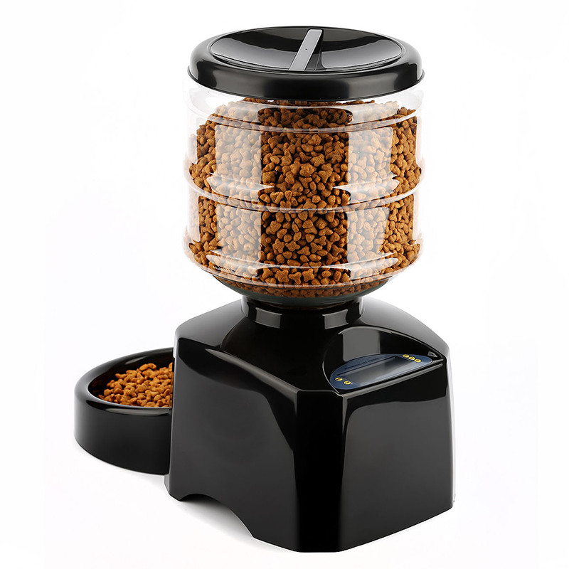 5.5 L Automatic Pet Feeder Dog Cat Programmable Food Bowl Auto Dispenser LCD New  eBay