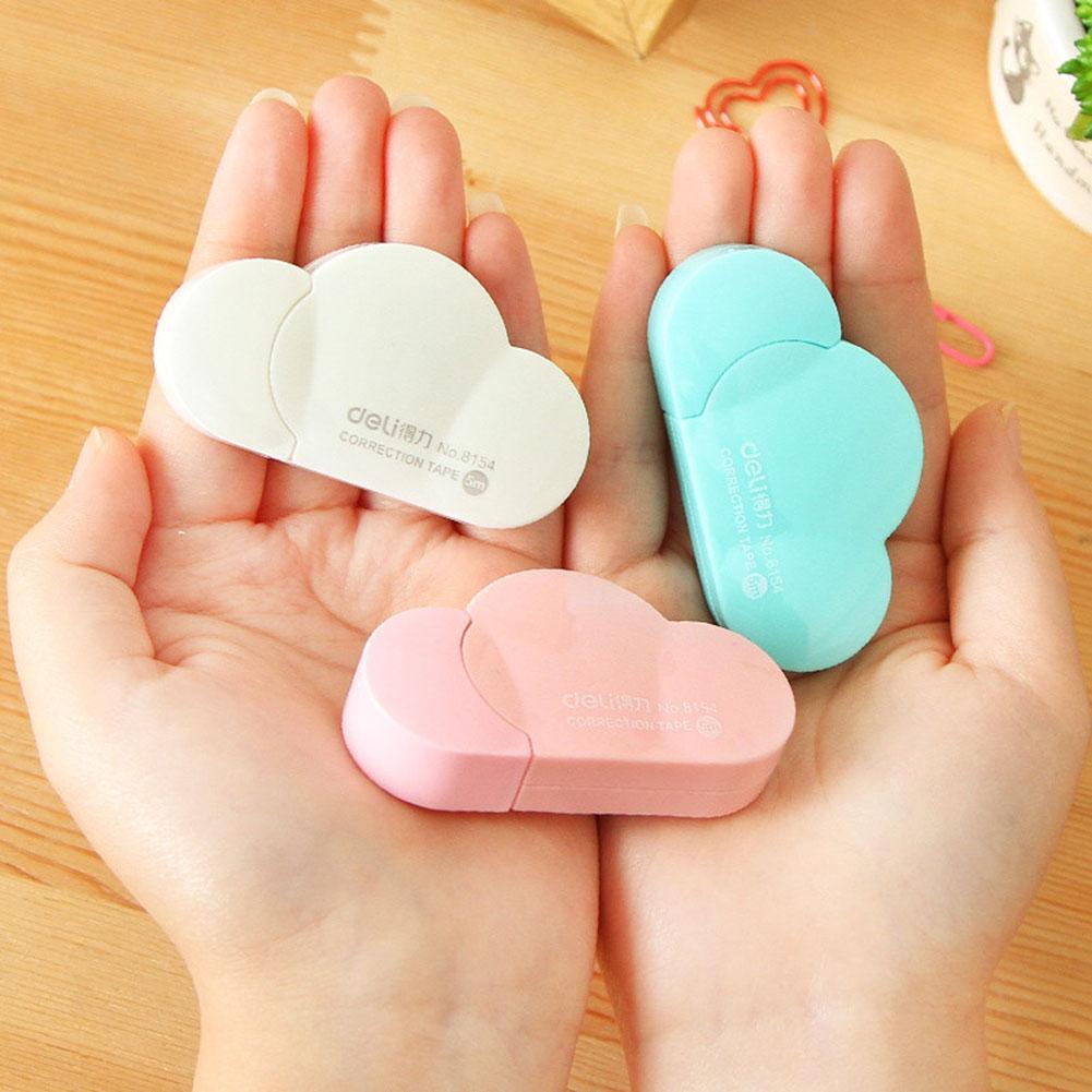 4pcs Nette Wolken Form Korrekturroller Tape Korrektur Tape SALE D