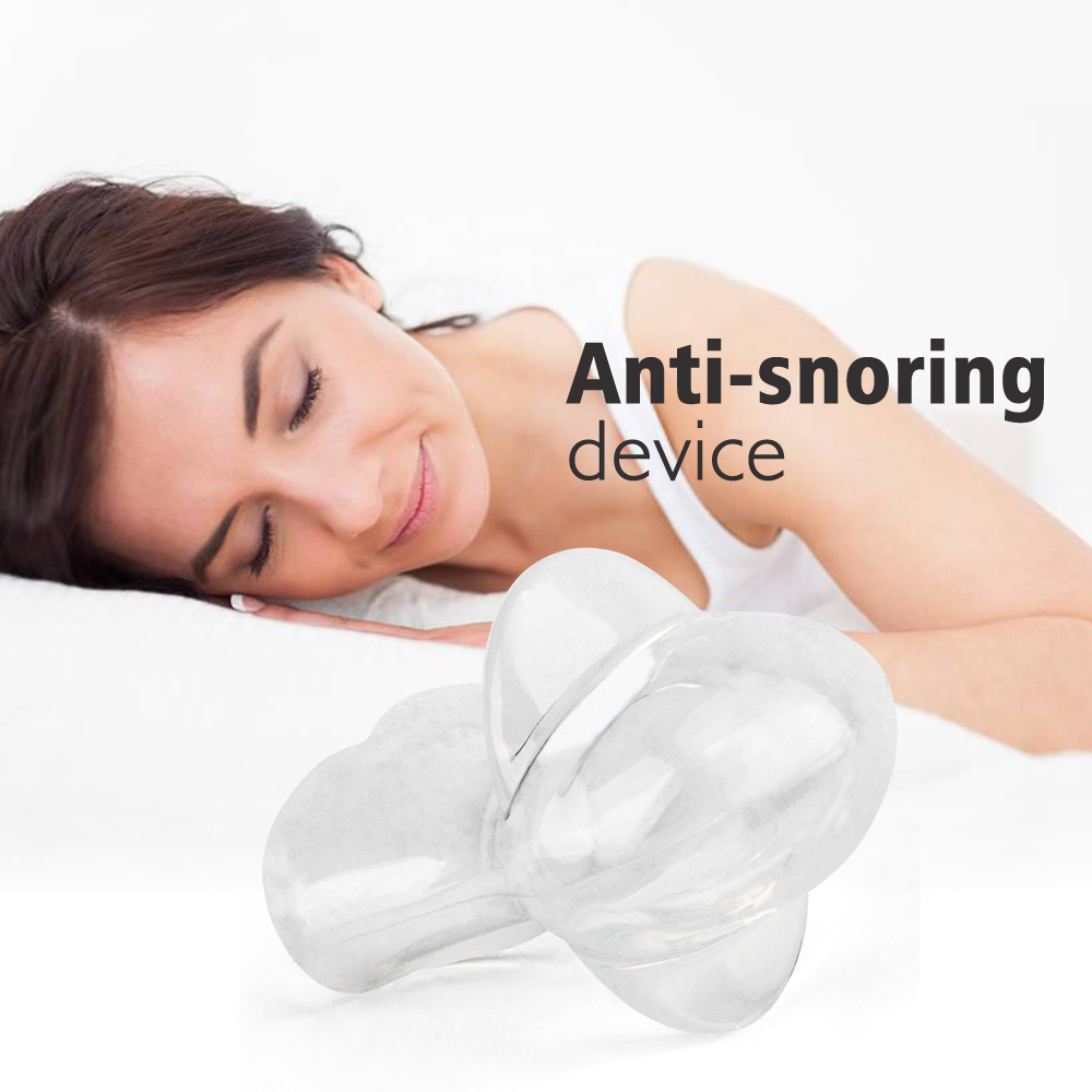 5pcs Silicone Anti Snoring Tongue Retaining Device Sleep Breathing Apnea Ebay