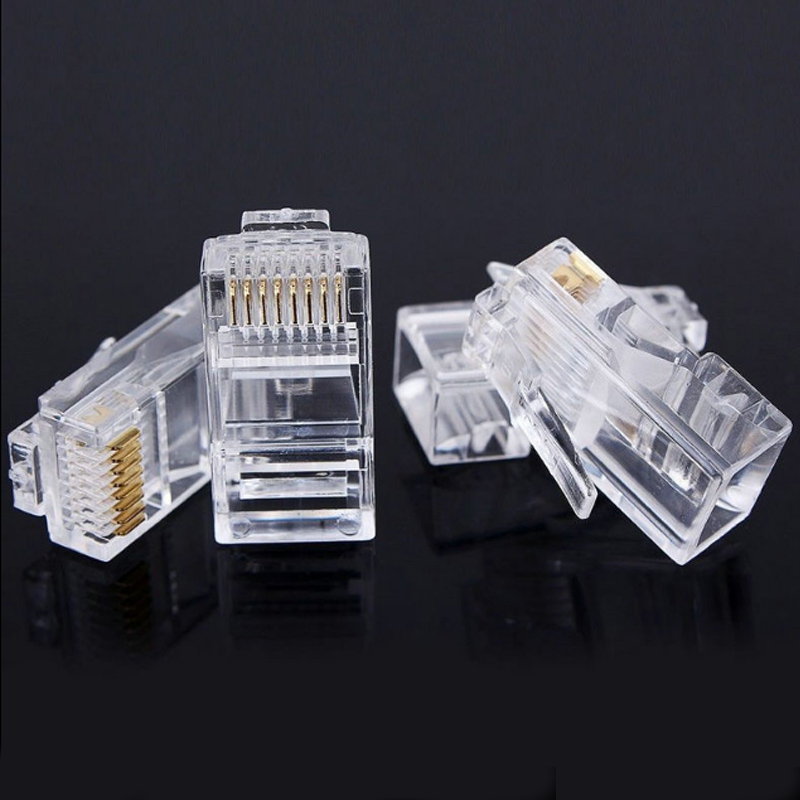 Buy 10X RJ45 CAT5 Modular Plug Network Connector for Cat5 Cat5e Cat6