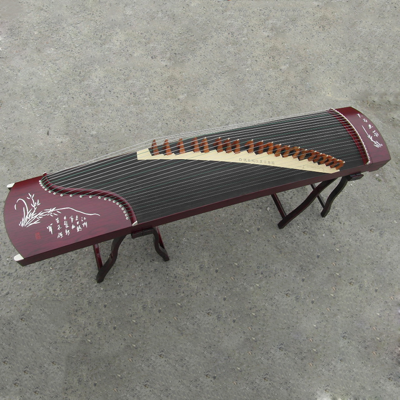 New Pro 64" 21string Carved Rosewood Guzheng Instrument Chinese Zither