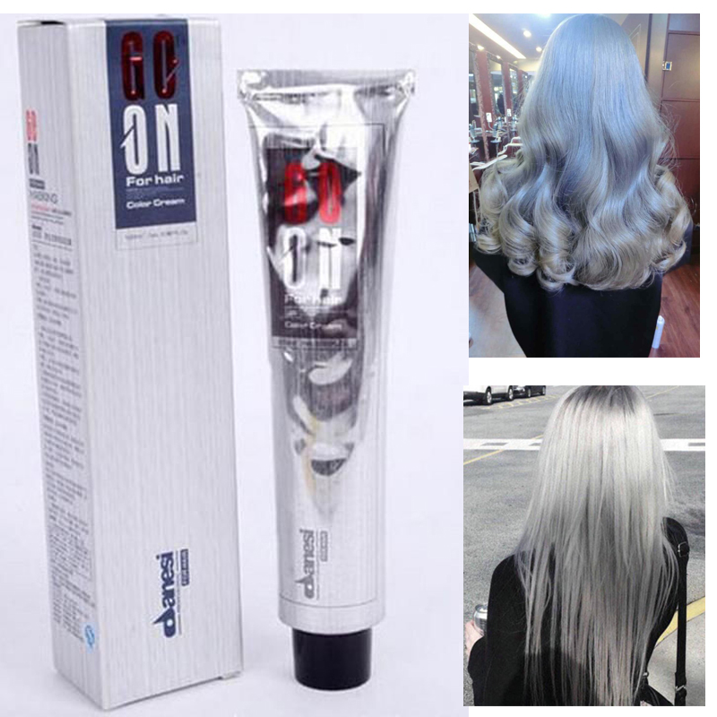 100ml Fashion Granny Hair Permanent Punk Hair Dye Light Gray