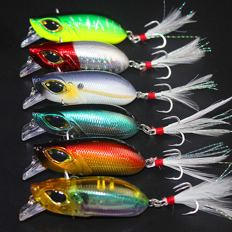 Plastic Minnow Fishing Lures Bass Crankbait Gift Tackle 7.52cm Bes Y9Z0