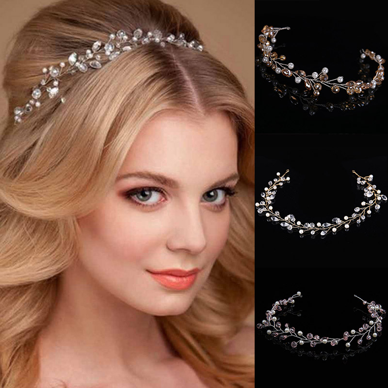Wedding Hair Vine Bridal Crystl Headbands Vintage Hair Accessories
