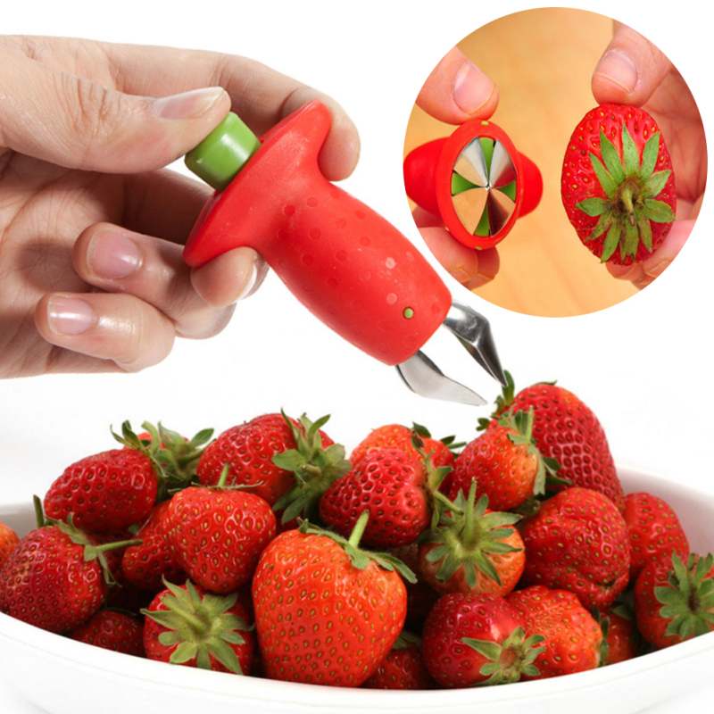 Strawberry Tomato Stem and Leaf Remover Huller Plucker fruit corer ...
