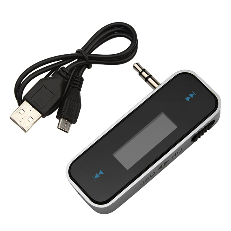 LCD FM Transmitter KFZ PKW LKW Auto Radio für MP3 Handy iPhone 3,5mm Player S5Z8