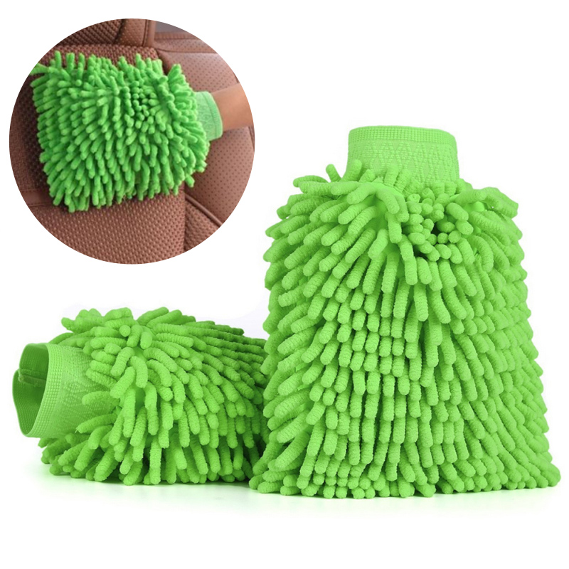 Buy Mitt Microfiber Car Hot Sale Wash Gloves Lowest Price Chenille Washing Cleaning Anti Scratch ...