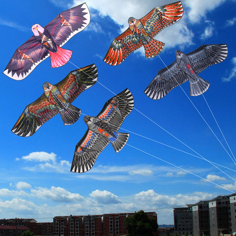 1PC Flat Eagle Bird Kite Children Flying Bird Kites Outdoor Garden Toys~JG 