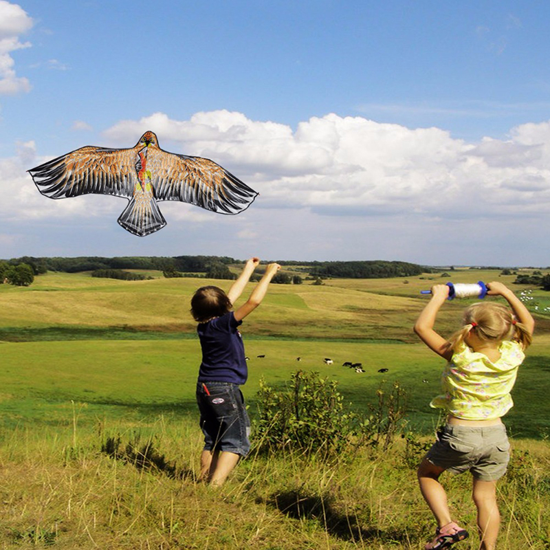 Huge 1.1m Eagle Kite single line Novelty animal Kites Children's Outdoor to O4D7 