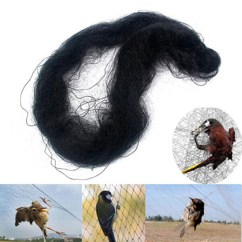 12 x 2.5m 13mm Loch Orchard Garten Anti Vogel Netz Nylon Knotted Nebel Netz