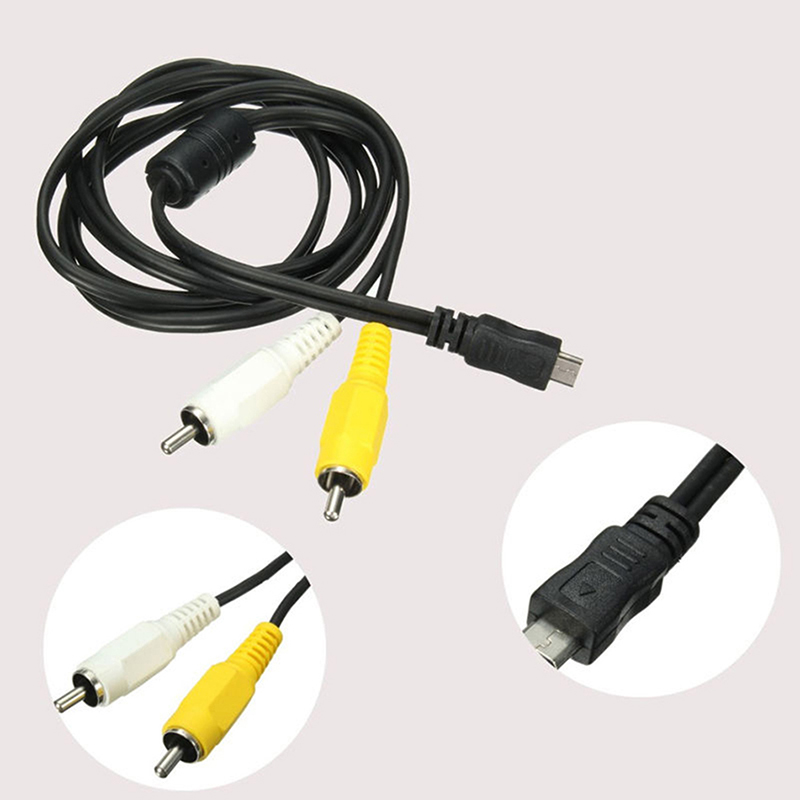 Micro Usb Male To 2 Rca Av Audio Video Adapter Cable Converter