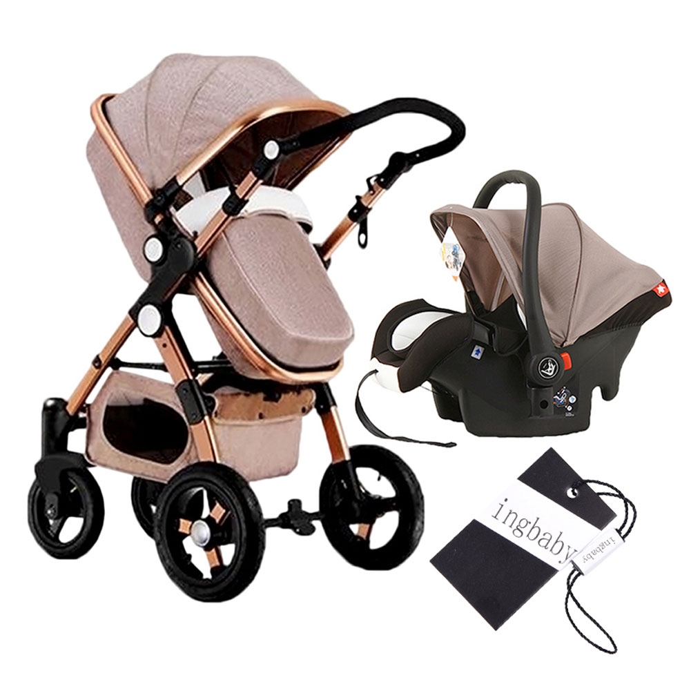 baby stroller 3 in 1 with car safety seat bassinet