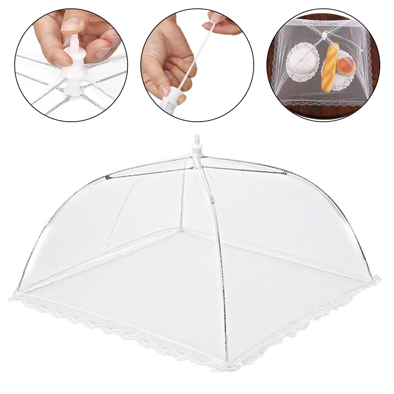 Food Umbrella Cover Fly Mosquito Mesh Screen Net for Picnic BBQ Kitchen Cookouts