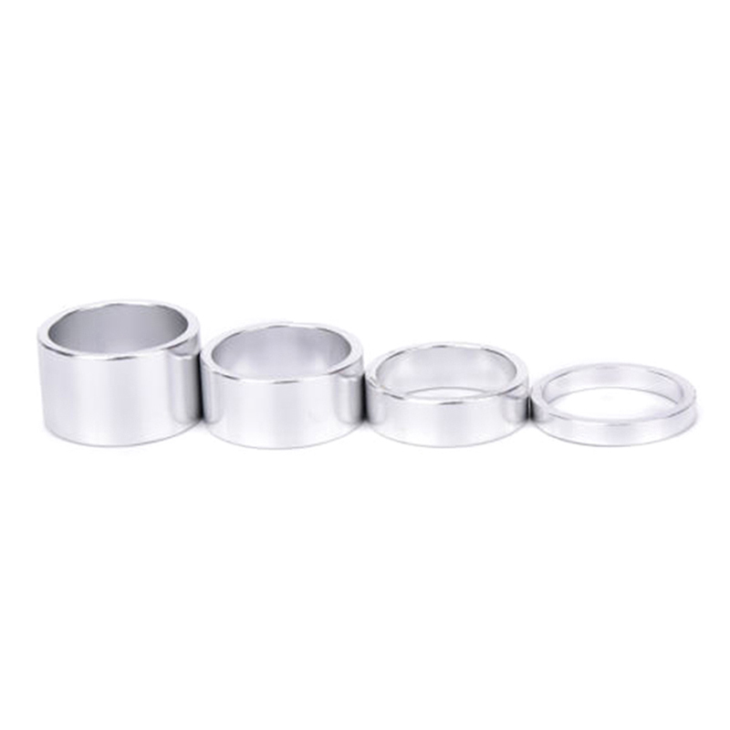 4PC 5MM Alloy Mountain Bike Front Fork Head Tube Pad Ring Headset Gasket Sp O5B7