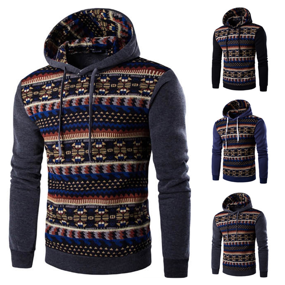 Men's Winter Hoodie Hooded Coats Outwear Sweater Sweatshirt Jumper Tops ...