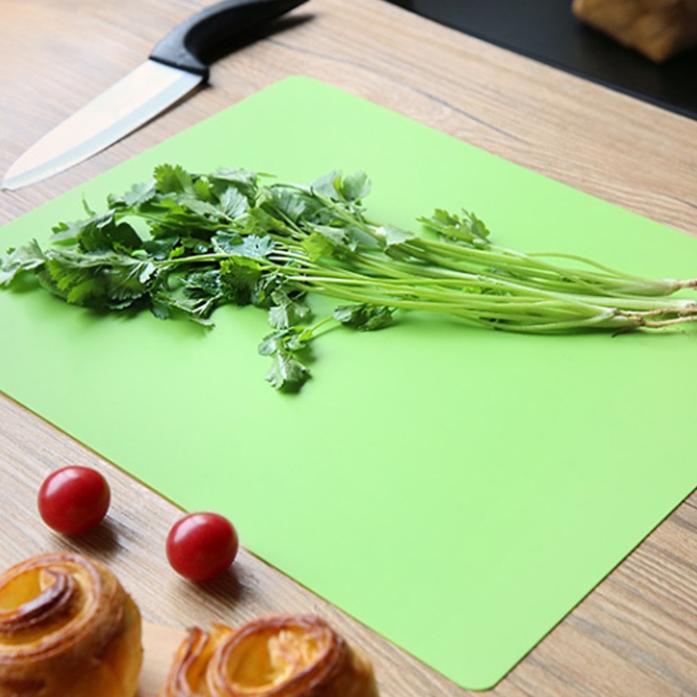 Buy 4Pcs Flexible Silicone Chopping Board Kitchen Cooking Cutting Mats Food Cutting  Board on ezbuy SG