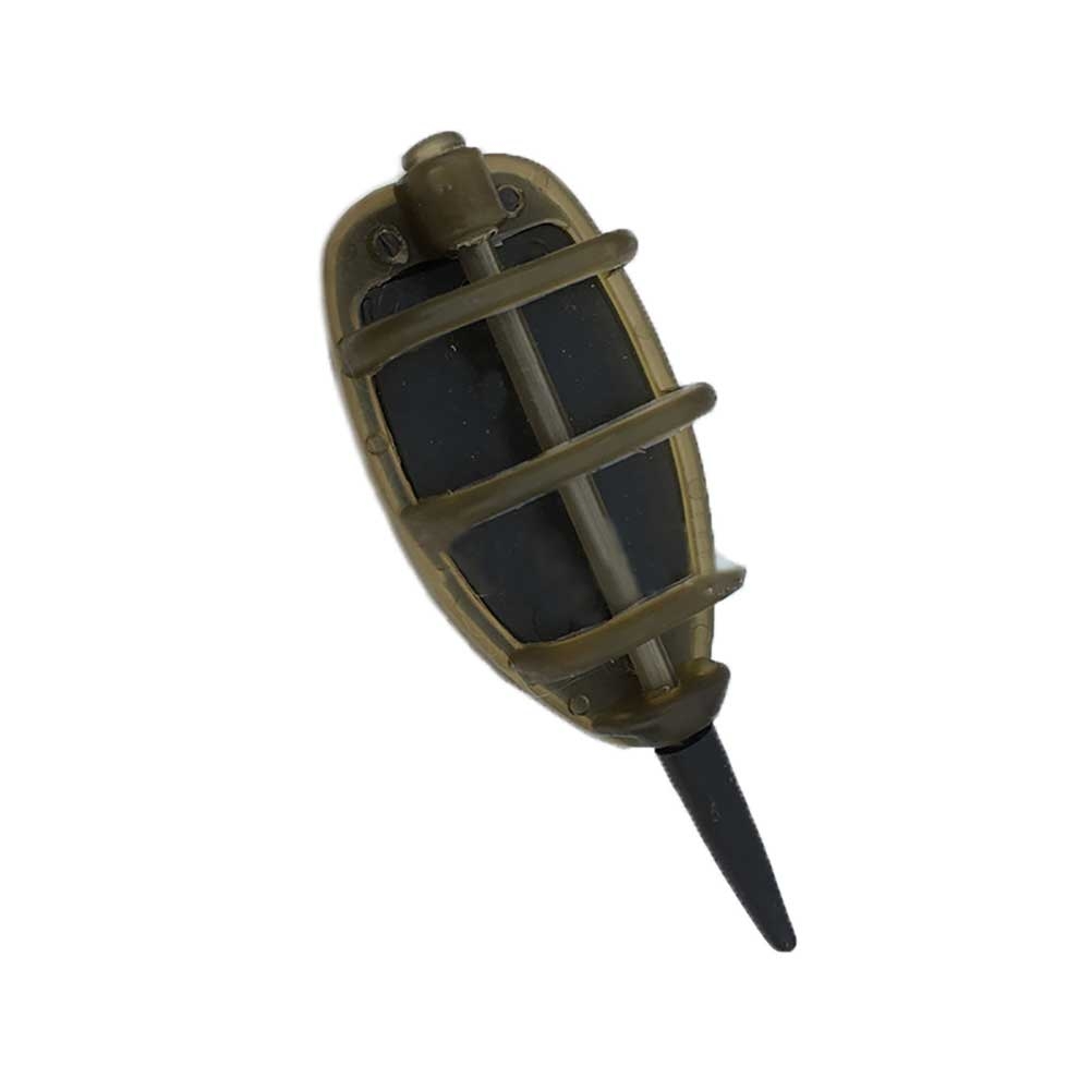 4 30g Inline-Methode Feeder Flat Swim Feeder Karpfen Barbel Angelgerät aazz V3C3
