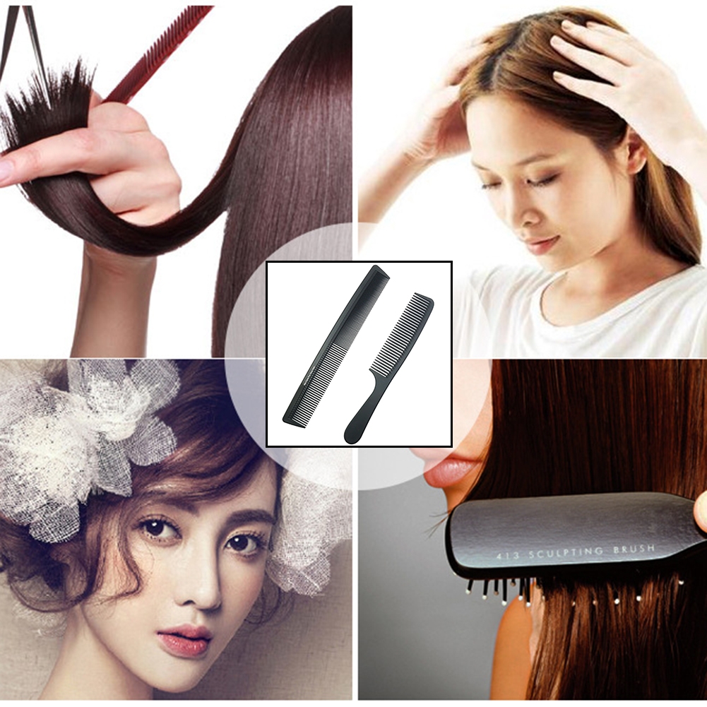 Buy Hair Combs Anti Static Carbon Hair Brushes Pro Salon Hair