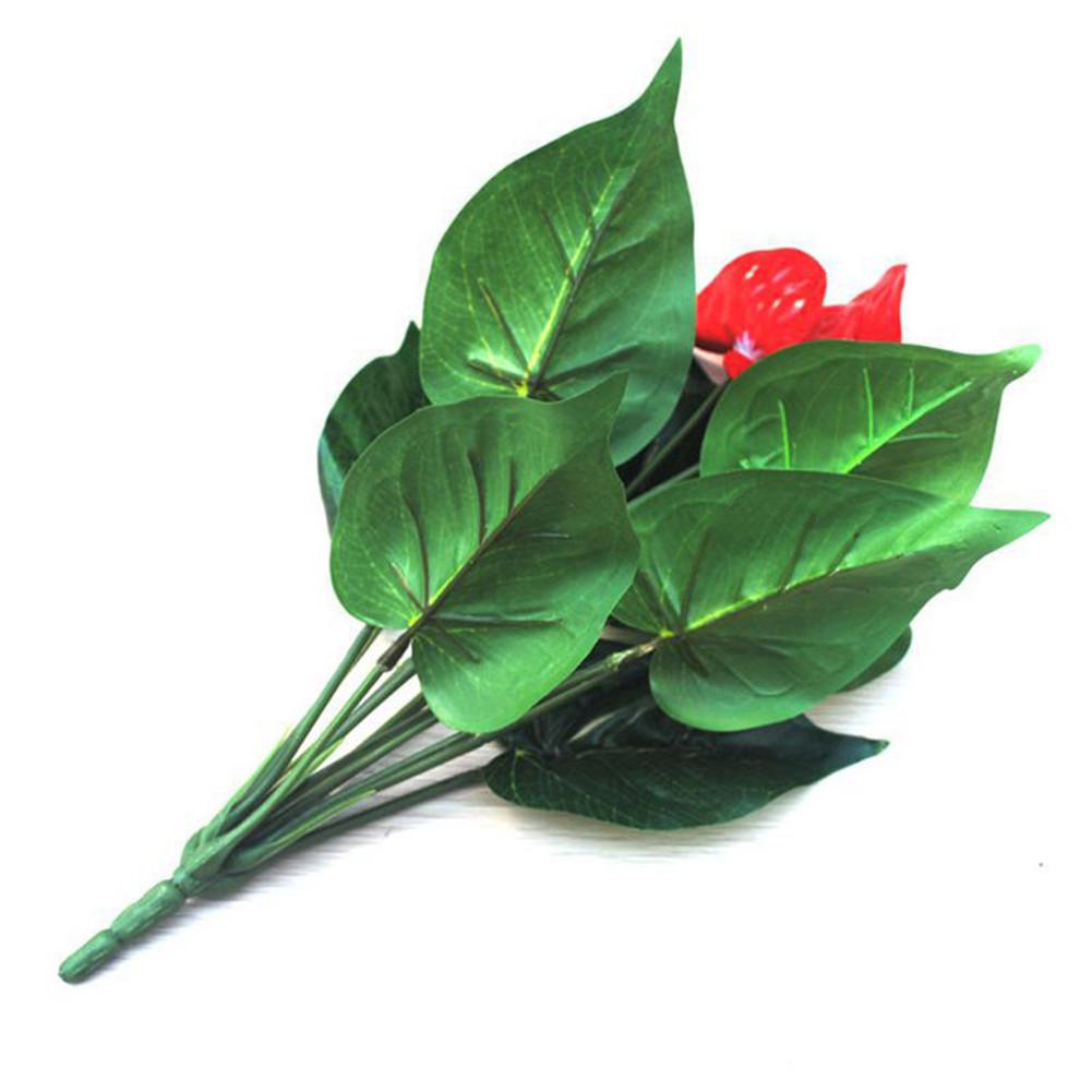 Heiße Künstliche Falsche Anthurium Strauß Blume Hochzeitsfeier Florale Dekor !
