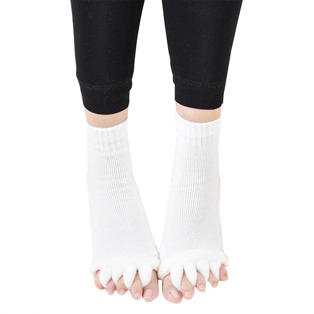 Fuß Schmerzlinderung 1 Paar Fünf Finger Zehensocken Yoga GymMassage Fußsocken