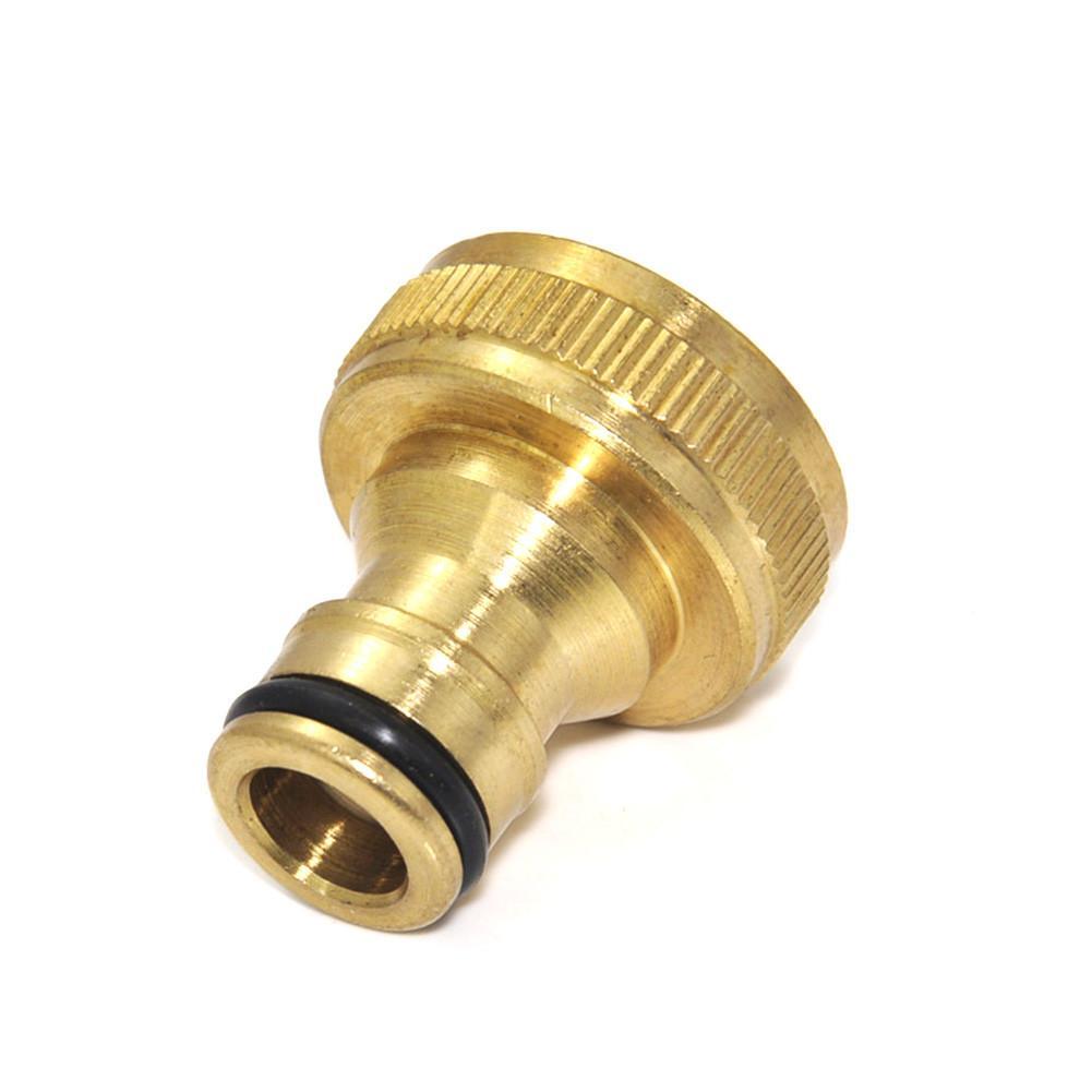 3//4 /"Tthread Messing Schlauchhahn Anschluss Garten Rohr Adapter Fitting D-A H9W7