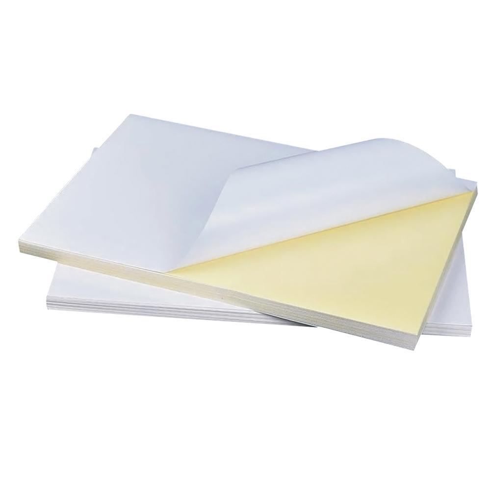 50pcs self adhesive a4 blank vinyl sticker label paper for printer ebay