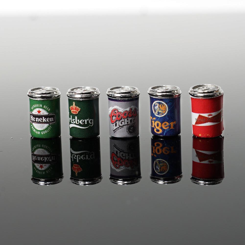 Assorted latas de cerveza Comida /& Comestibles Bar//a 1:12 Casa de Muñecas en Miniatura Mini 5 un