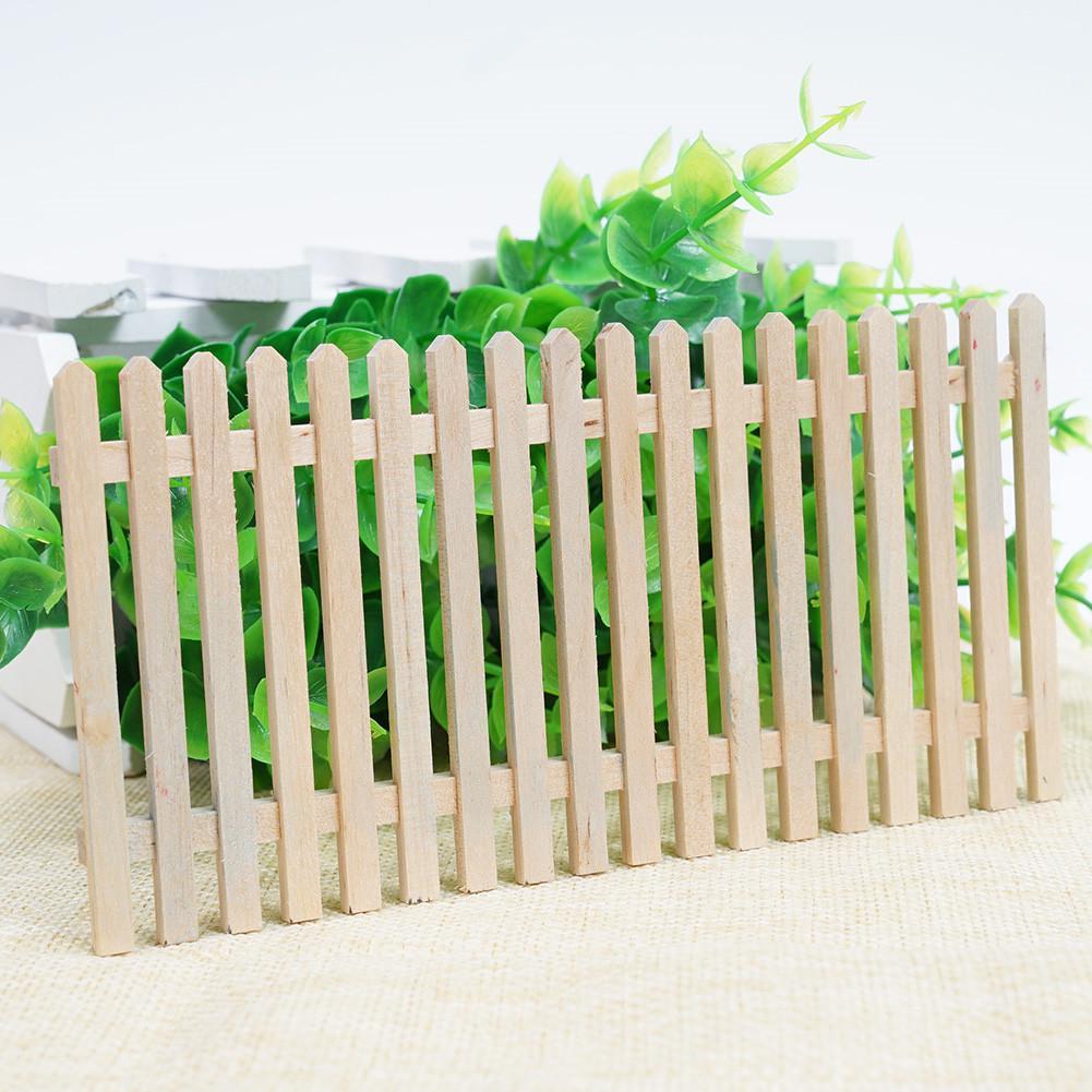 1:12 Scale Natural Finish Set Of 4 Picket Fence Pieces /& Gate Tumdee Dolls House