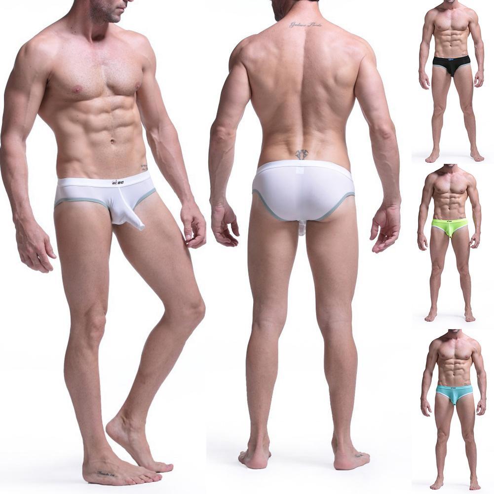 Sexy Mens Penis Sheath Underwear Male Front Opening Pouch Briefs Men Underwear Ebay 0530