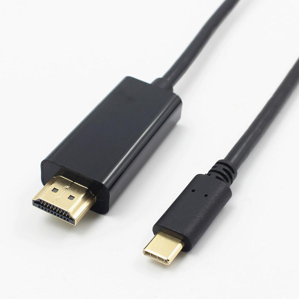 USB C Type C to HDMI Cable 4K for Computer Monitor HDTV Projector Cable