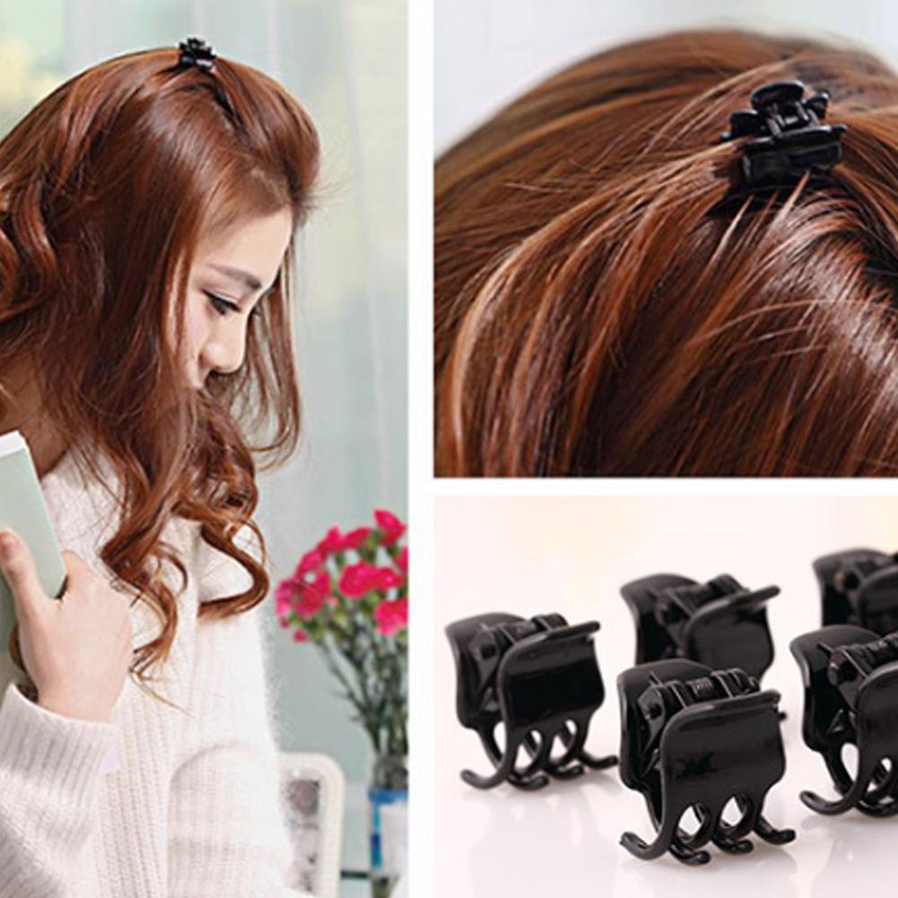 12Pcs Mini Plastic Hair Claw Clamps Clips Grips Style Fashion Accessories