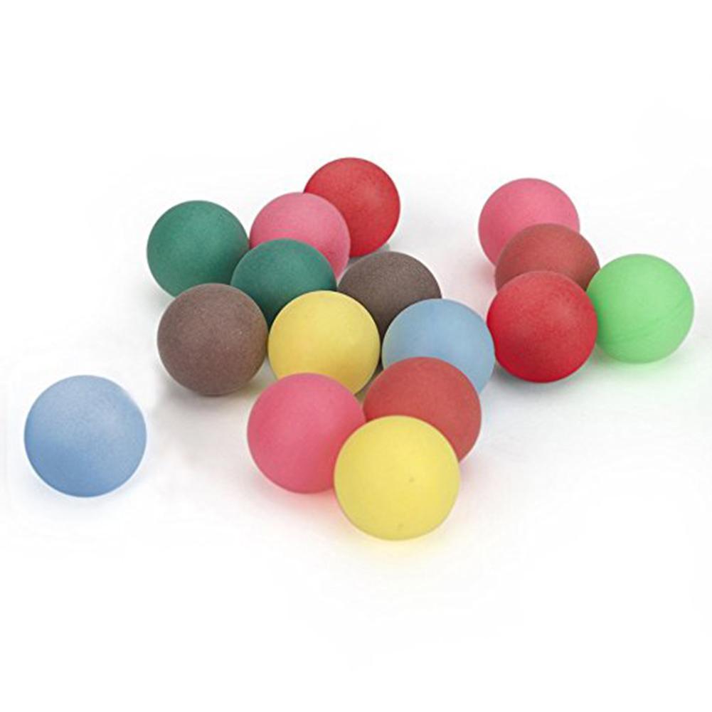 100Pcs/set Colored Ping Pong Balls Entertainment Table Tennis Ball ...