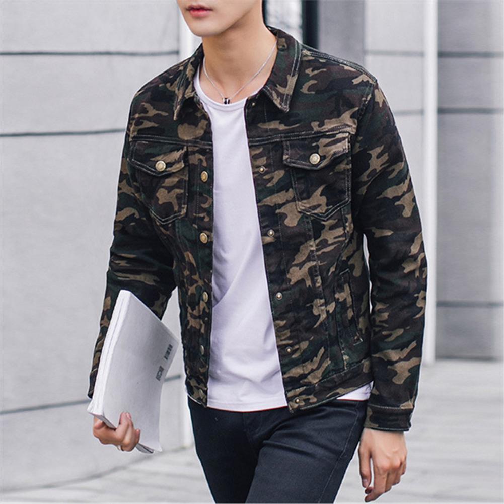 grey camo jean jacket