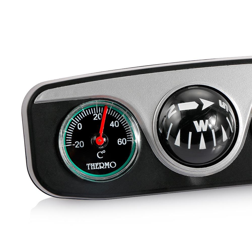 Buy Grey Black Combo Digital Clock Compass Thermometer Dash Mount Car