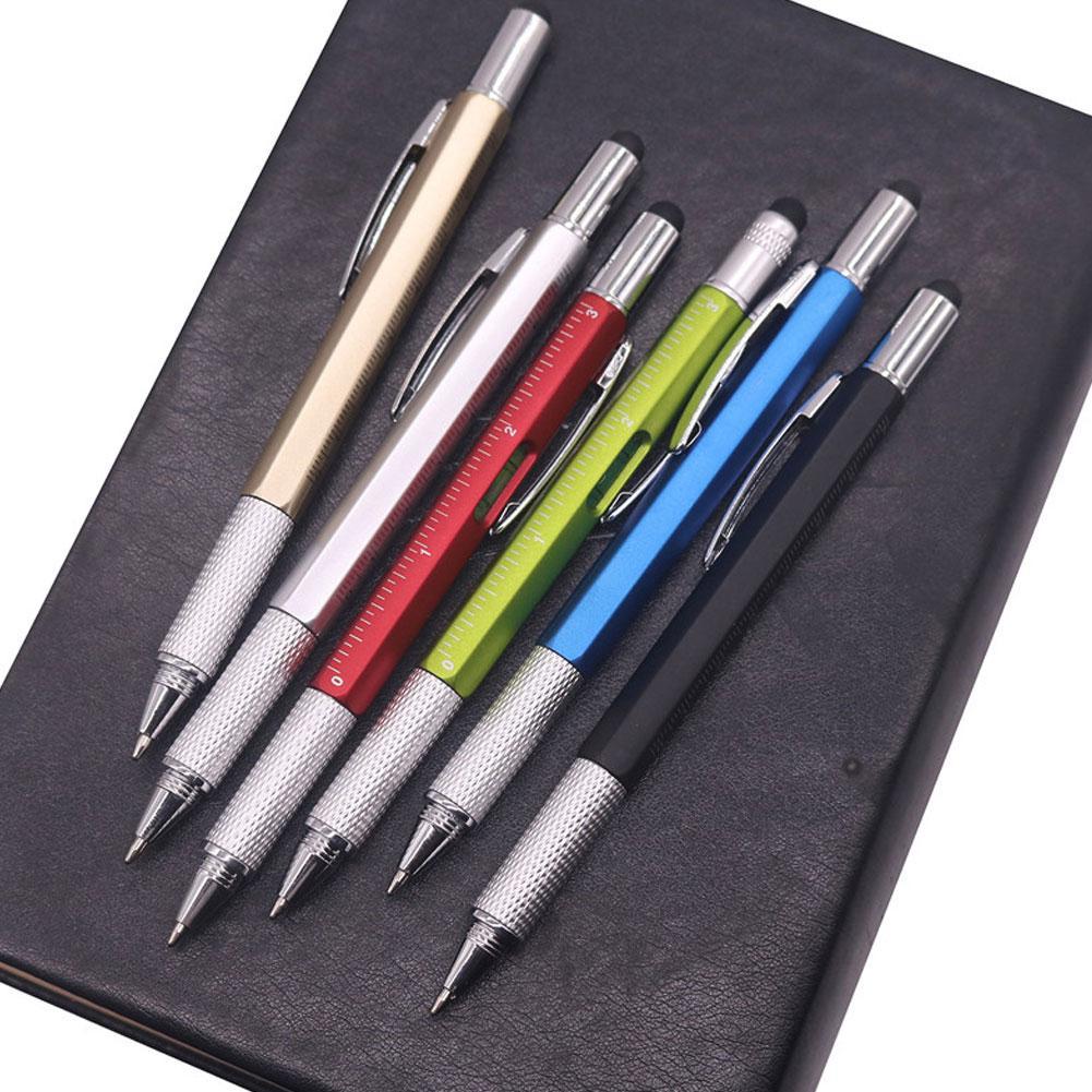 Kugelschreiber Wasserwaage Lineal Schraubendreher Multi Funktion Stift O3R3