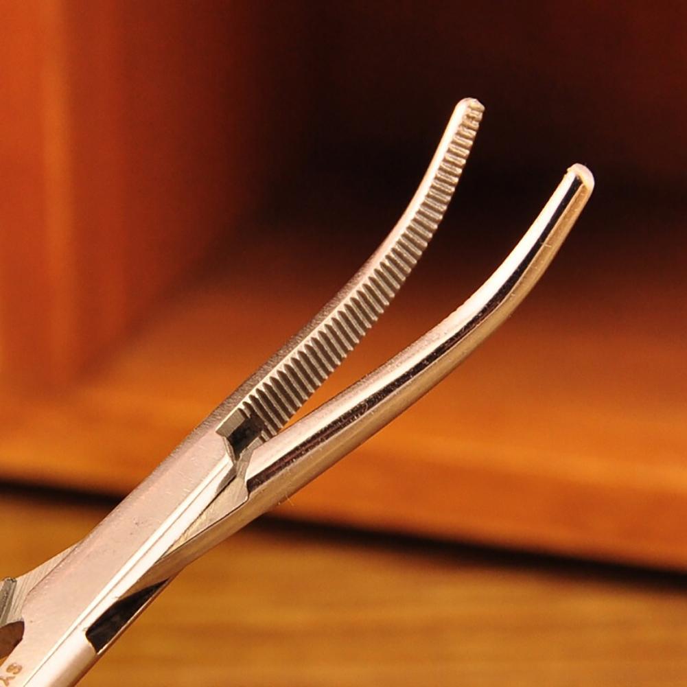 Forceps Lock Curved Tweezers MedicalHemostatic Clamp Length 12.5CM eBay