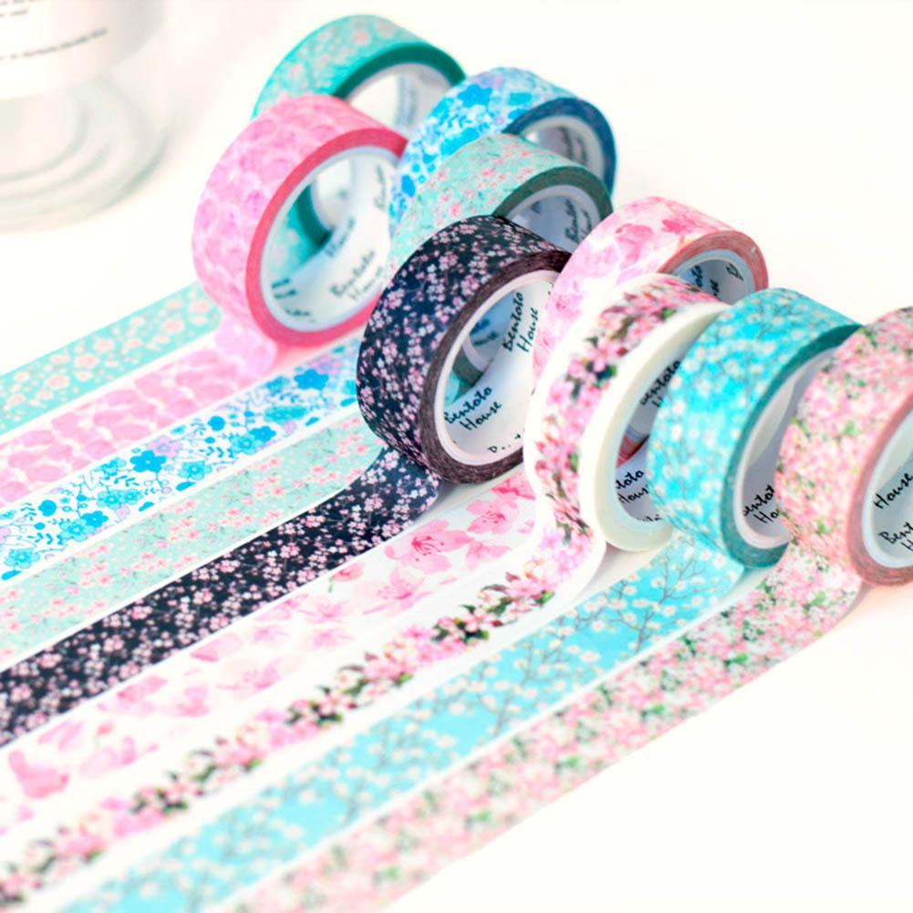 1x Glitter Washi Masking Tape Basteln Klebeband Papierband Reispapier-Deko